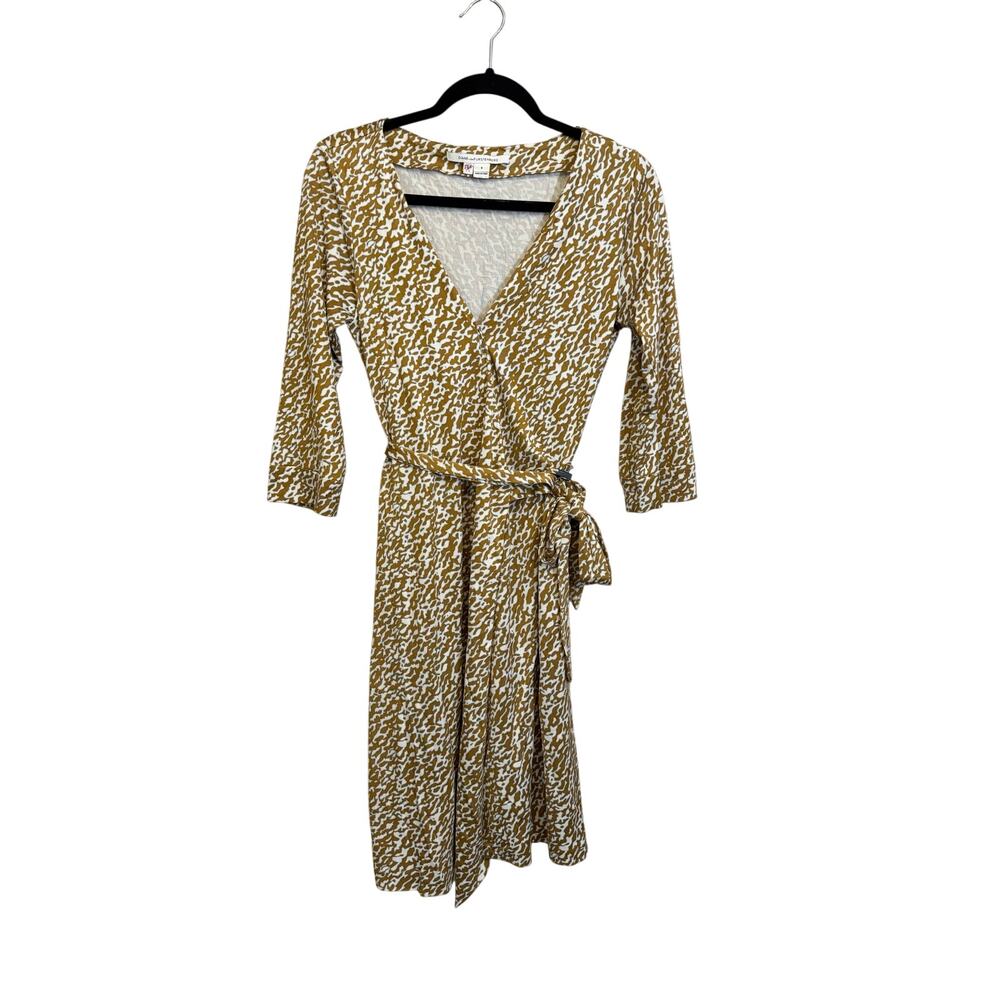 Diane Von Furstenberg Zebra Dress Brown 8